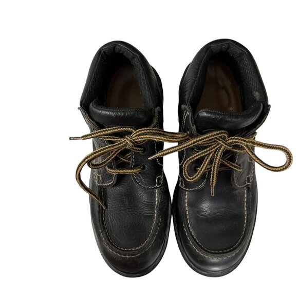 Vintage Dr. Martens Brown Leather Made in England 8458 Lace-Up‎ Platform Boots 9 - Picture 7 of 12